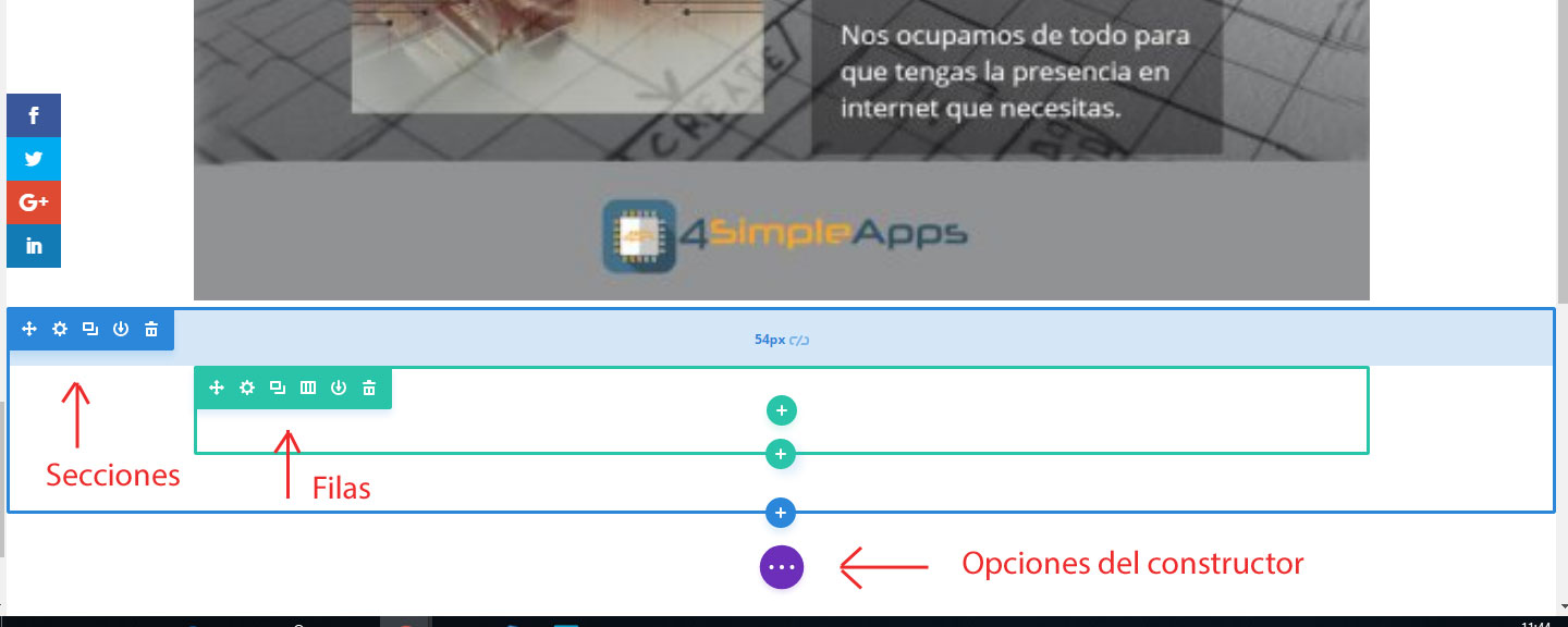 el constructor visual de divi